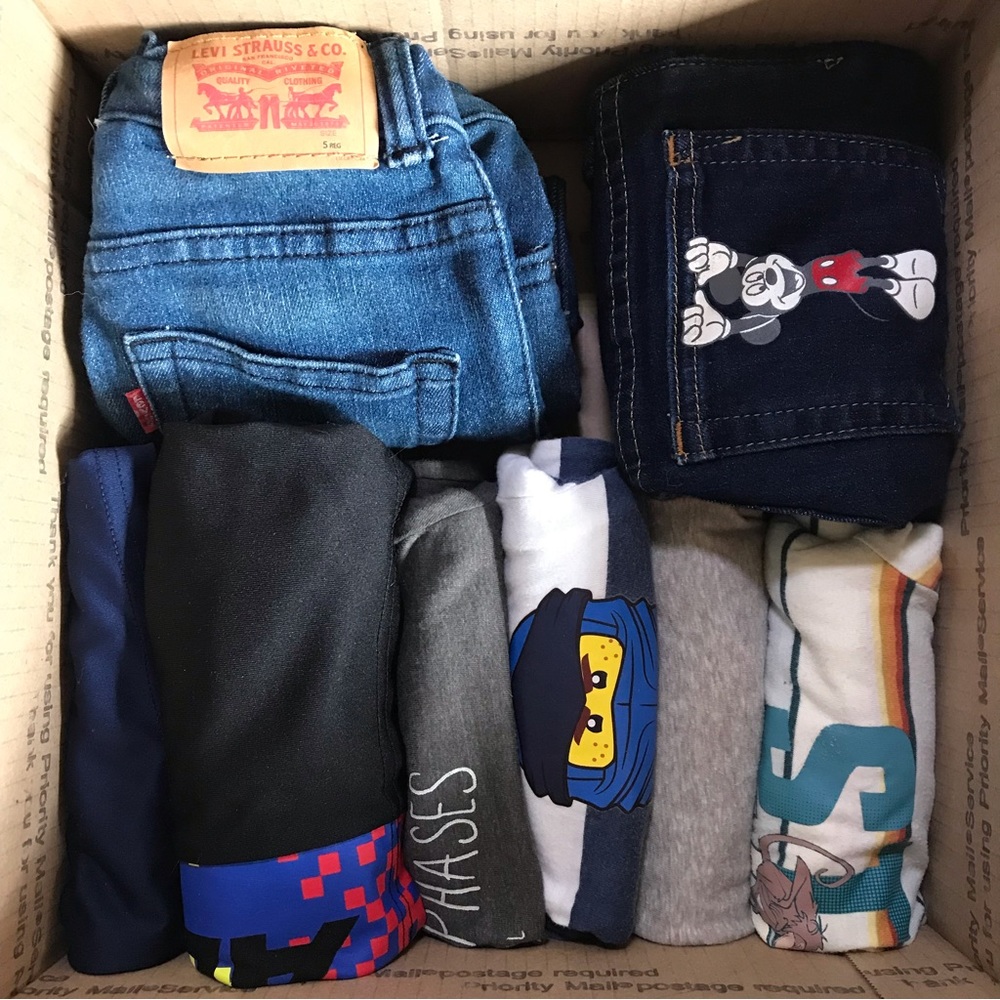 Boys 5T Back to School Summer Mystery Box - 9 pieces